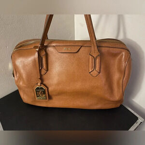 Ralph Lauren leather bag chic classic vintage